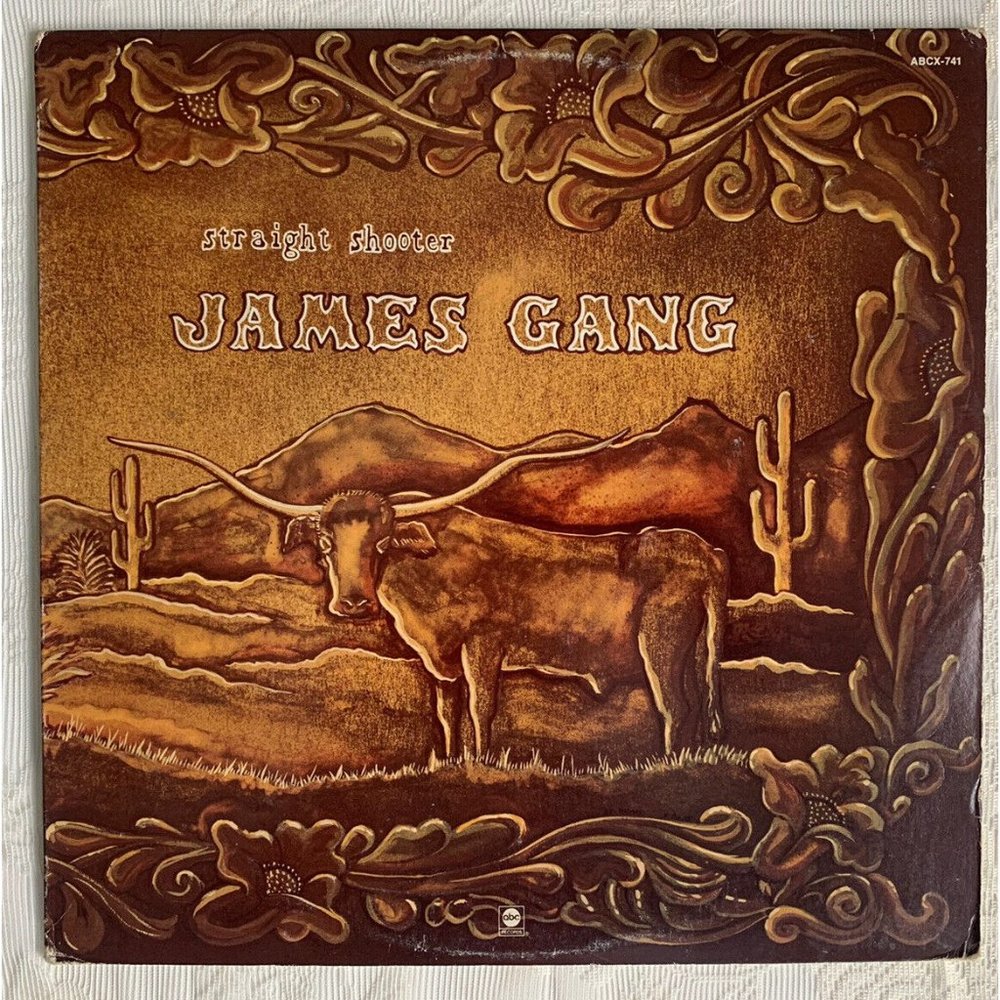 JAMES GANG Straight Shooter 1972 12"Vinyl LP Record ABC Records ABCX-741